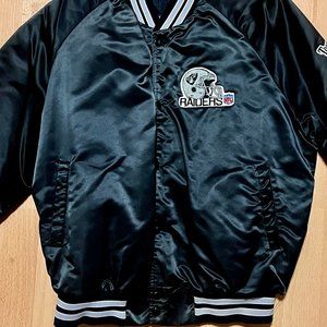 Vintage 1980s Los Angeles Raiders Satin Jacket
